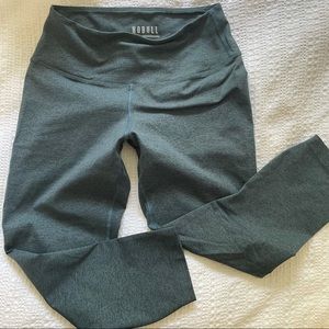 No Bull MID-RISE CROP (PLUSH HEATHER) teal